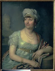 Portrait of Germaine de Stael (1766-1817), 1812